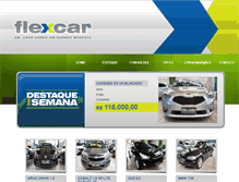 Tablet Screenshot of flexcarsantos.com.br